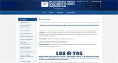 Desktop Screenshot of mopsostrowiec.pl
